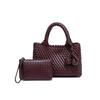 Geantă de mână țesută de nișă pentru femei, Geantă casual din piele moale cu o singură curea de umăr/crossbody, Geantă tote mică de mână versatilă și la modă