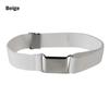 Gift Pants Strap Solid Color Boys Girls Alloy Buckle Waistband Kids Canvas Belt Adjustable