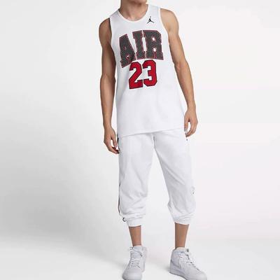 Jordan Maillot de Basketball Air 23 pour Homme Blanc AA1910-100