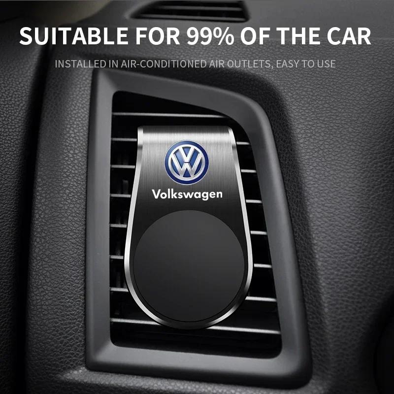 Für Volkswagen Auto Zubehör Mobiler Metall Magnetischer Auto Handyhalter Für Volkswagen GOLF Polo Tiguan VW GTI MK5 MK6 PASSAT Auto-Styling