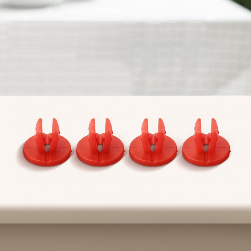 NEW Shield Nut Set Nylon Of 30 Parts Red Under-Body
