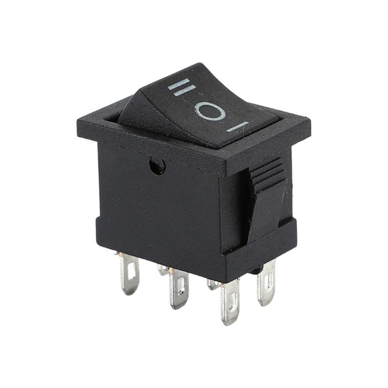 1/4/10Pcs Marine Boats Rocker Switches 6 Pin 3 Position Rocker Toggle Switches Rocker Switches for Household Appliance