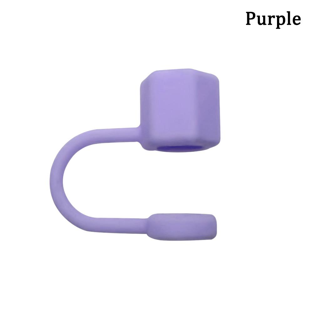 Drinking Hexagonal Nut Straw Cap Silicone Straw Topper Reusable Water Cup Accessories