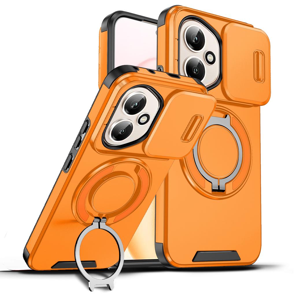 For Honor 400 Pro Slide Camera Protection Magnetic Stand Phone Case for Honor 400 Lite Defender Cover