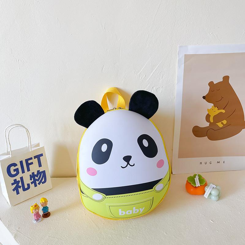 

Adorable Kids Hard Shell Backpack Cute Panda Design For Kindergarten With Durable Material