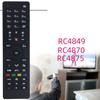 RC4875 Replace Remote Control For Telefunken TV RC4870 RC4849 D32H278A3CW D39F275Q3C D40F272A3 L40F278M3C-3D