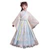 Girls' Hanfu Dress: Super Fairy Princess Long Sleeve Chinese Style for Autumn/Winter