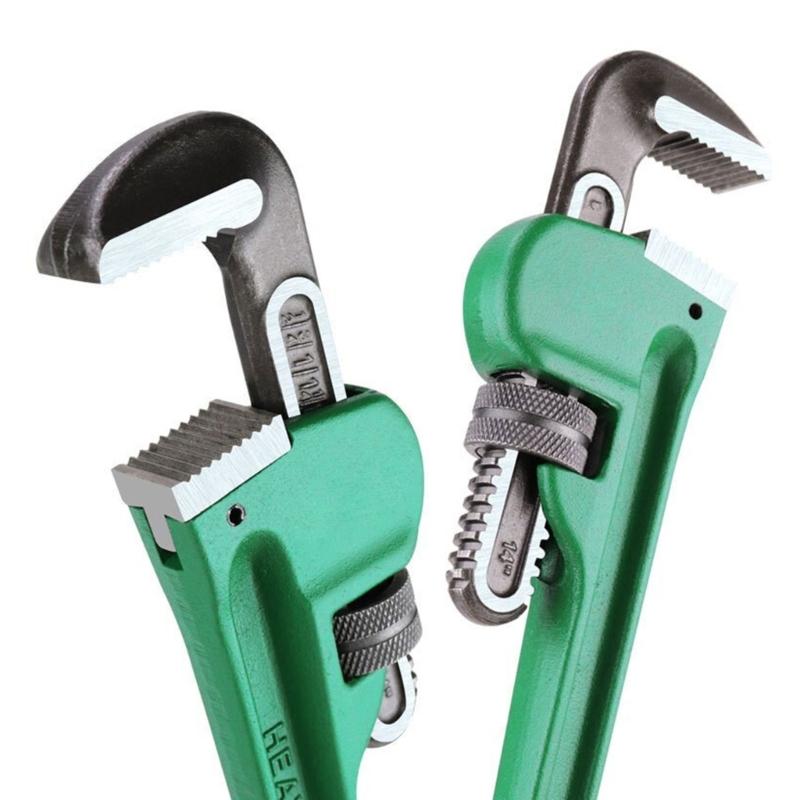 Large Opening Spanner 8/14inch Steel Professional for Industrial Application Home Repair Pipes Vise Building Wrench