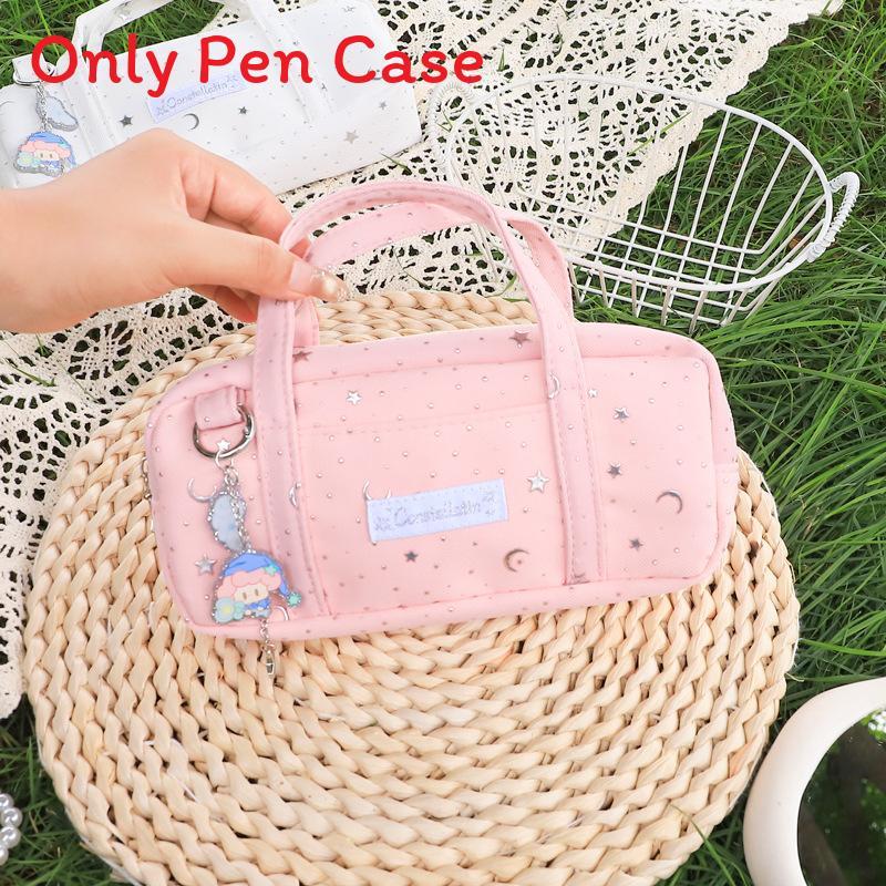 Constellation Key Square Pen Bag Large Capacity For Students School Classroom Storage