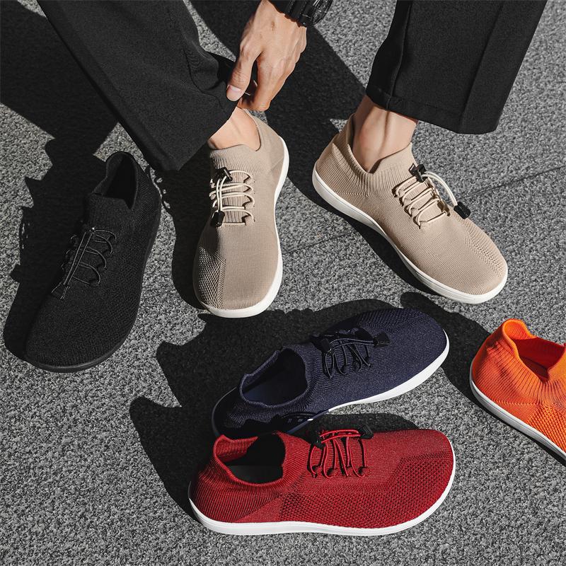 MCTIN New Mesh Women's Sneakers Breathable Match Walking Shoes Summer Wide Toe Barefoot Shoes Men