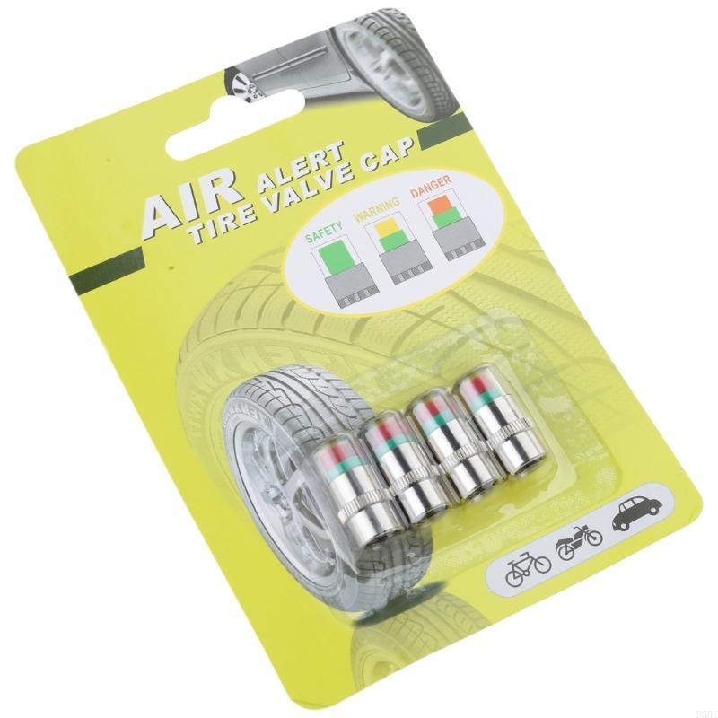 Leak Proof Tire Pressure Valves Caps Detection With Digital Display Gauge Alerts Fit for Car Safety Monitoring