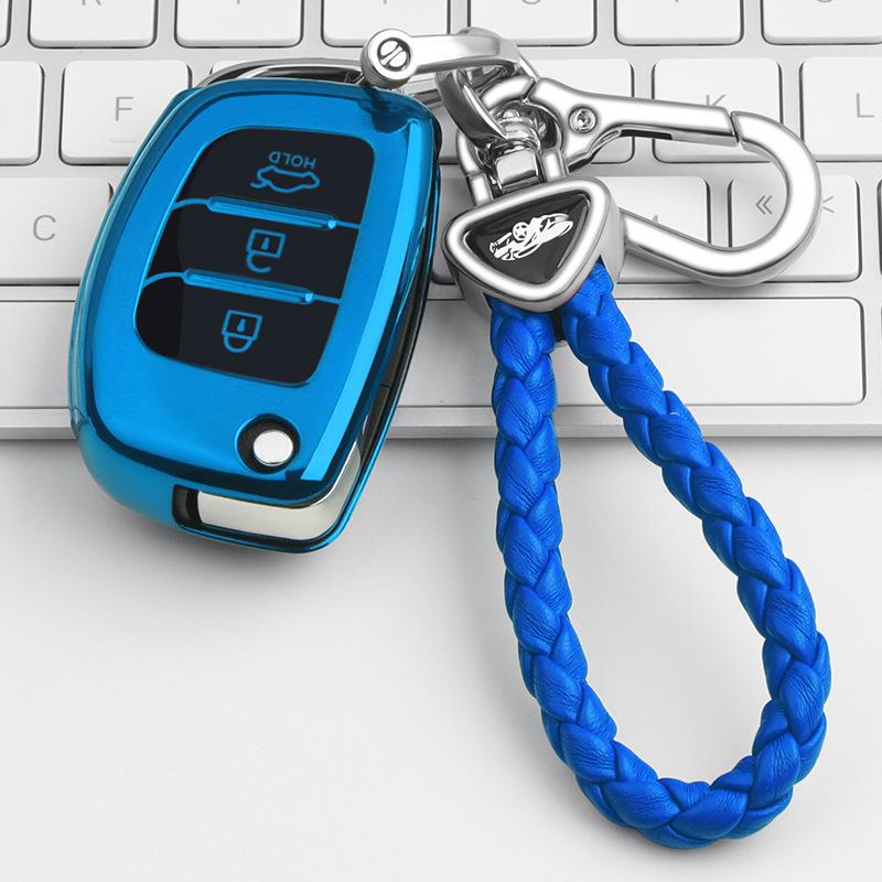 Suitable for Beijing Modern Key Caseix25 ix35Mingtu Langdong Yuena Tucson Car Key Case Folding