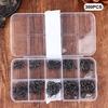 Fishhooks Strong Sharp Silver Circle Fishhook 3#-12# Jig Barbed Pesca Sea Fishing Set Portable Fishing Tackle Accessories