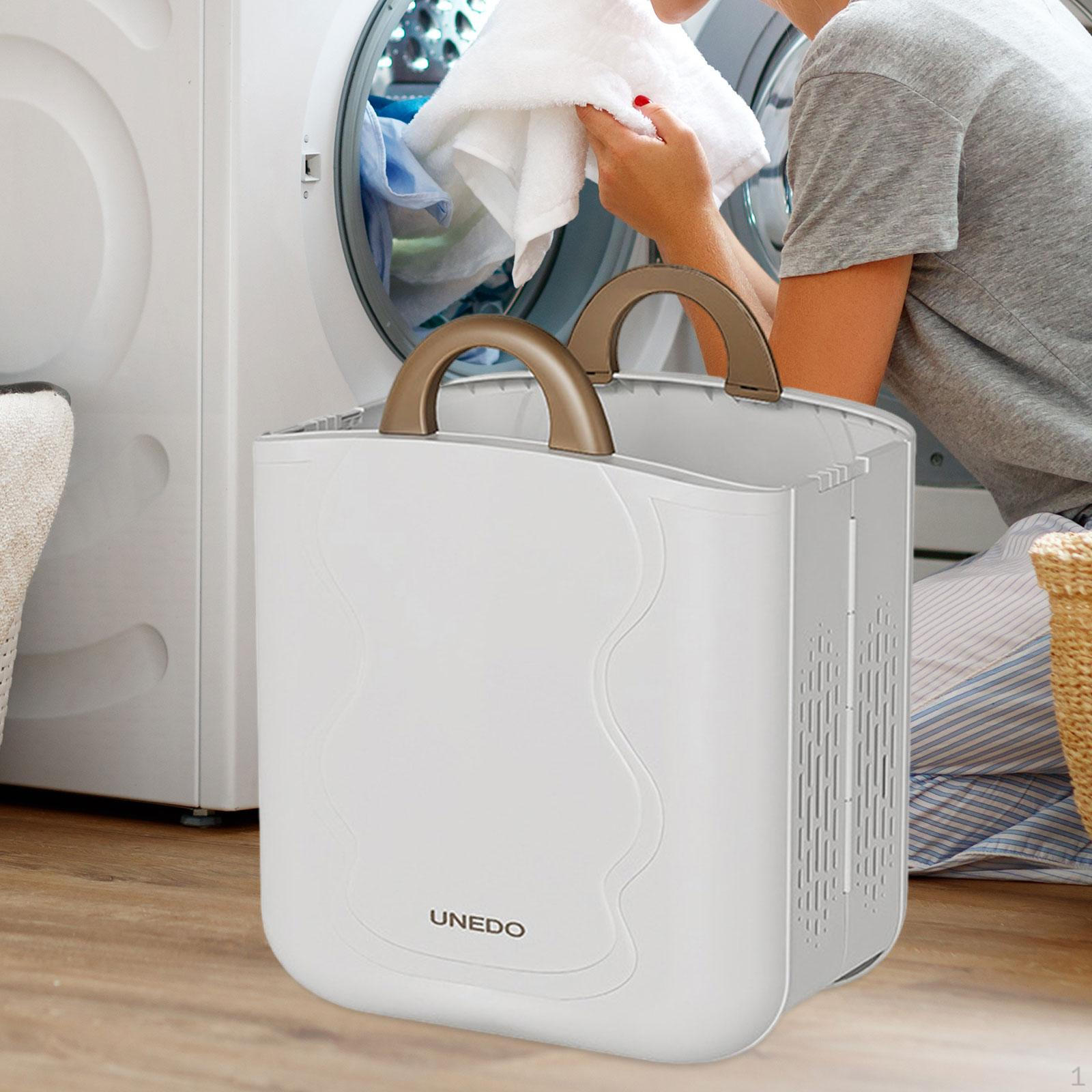 Складная корзина для белья органайзер для одежды удобное отдельно стоящее настенное хранение white 3174₽