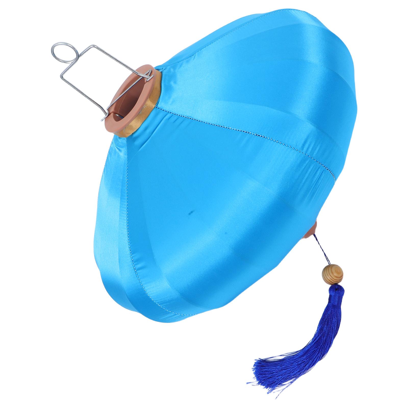 

Vintage Satin Lantern Retro Style Hanging Decor for Wedding Home Festival Outdoor Balcony Table Decoration Traditional Fabric other