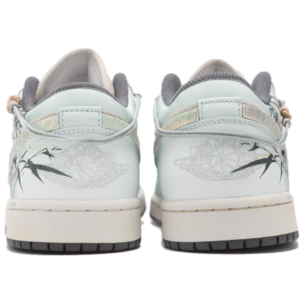 Jordan Air Jordan 1 Abrasion Resistant Abrasion Resistant Low top Vintage Basketball Shoes Women's Azure 553560-044(Team24-S-BOX)