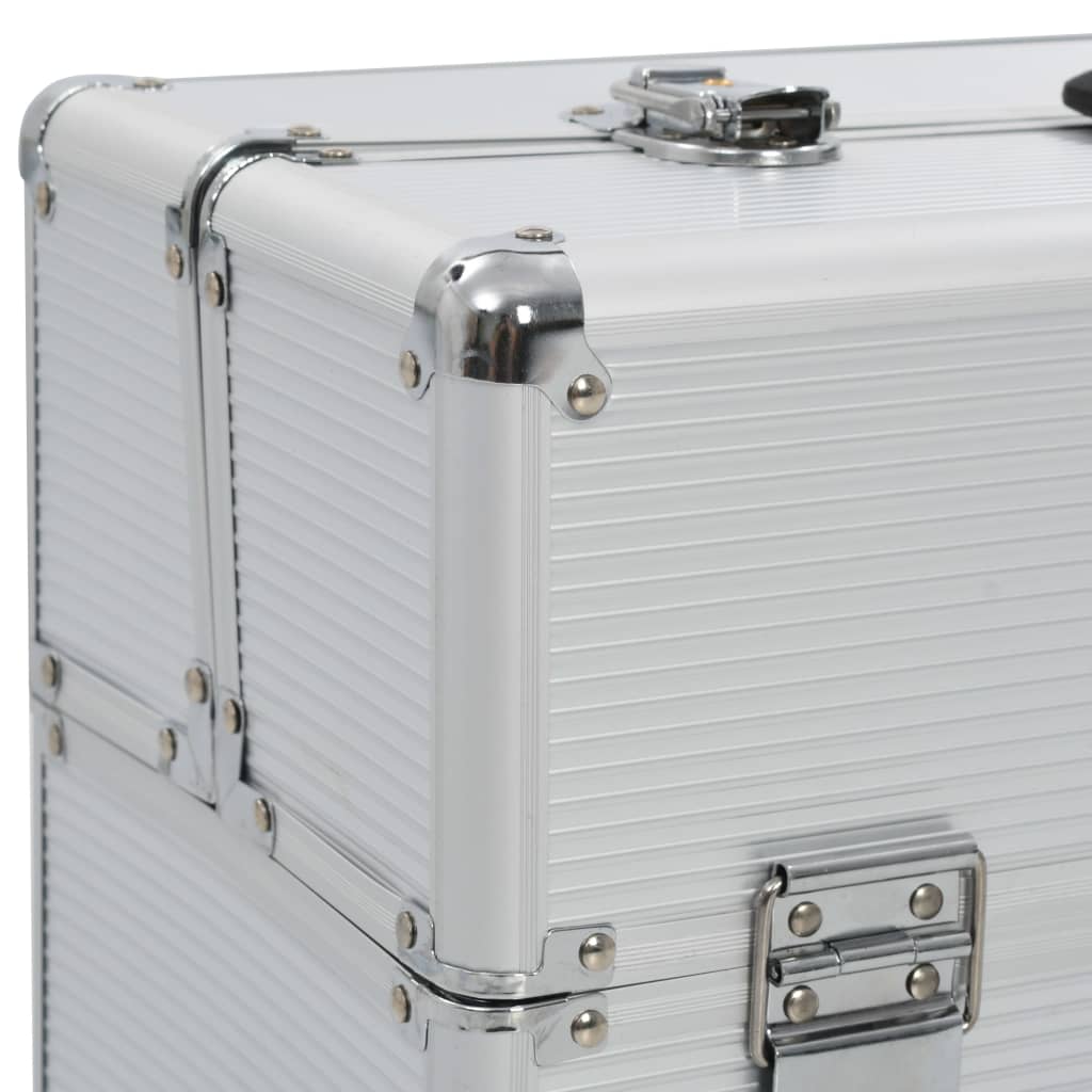 Tool Box 47 x 36 x 20 cm Silver Aluminum
