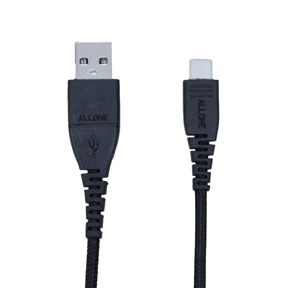Allone Strong Cable for PS5 To Reinforced Mesh Play While Charging ALG-P5TCA3 Controller, Type-C A, Black, 3m, Gaming, Connector, Cable,