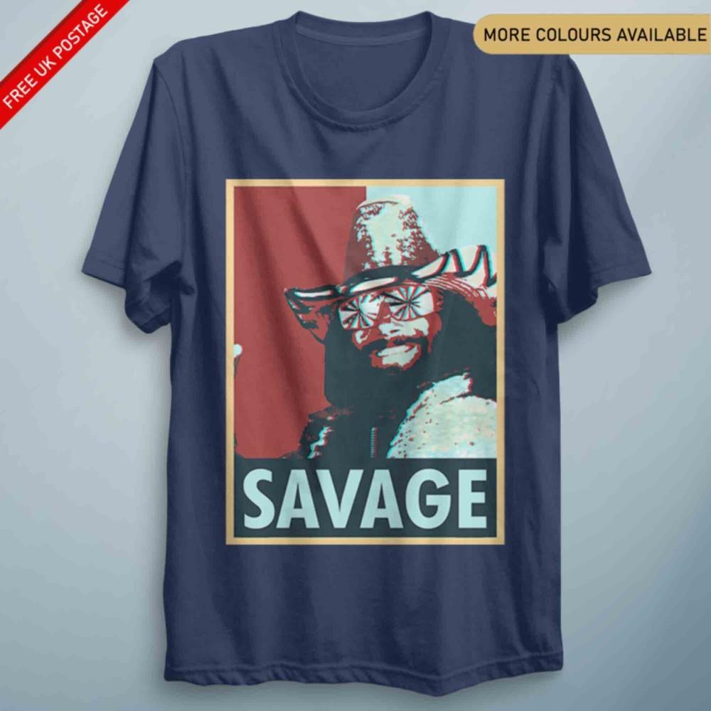 Macho Unisex Randy Savage TShirt Wrestling Hero 80S 90S WW F Icon Retro Star