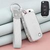 A+ Zinc Alloy Leather Diamond Car Key Case Cover For VW Polo Beetle Passat Jetta