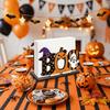 Wood Wooden Napkin Holder Ghost Pattern 2D Flat Tissue Holder  Holiday Party