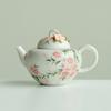 Chinese Handmade Flower Ceramic Teapot Household Ball Hole Filter Tea Pot Beauty Tea Infuser Kettle Travel Teaware Tea Set 120ml