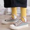 1 Pair Cartoon Goose Socks Moisture Wicking Breathable Cotton Mid-calf Stretch Men Women Animal Print Socks Sports Casual Crew Socks