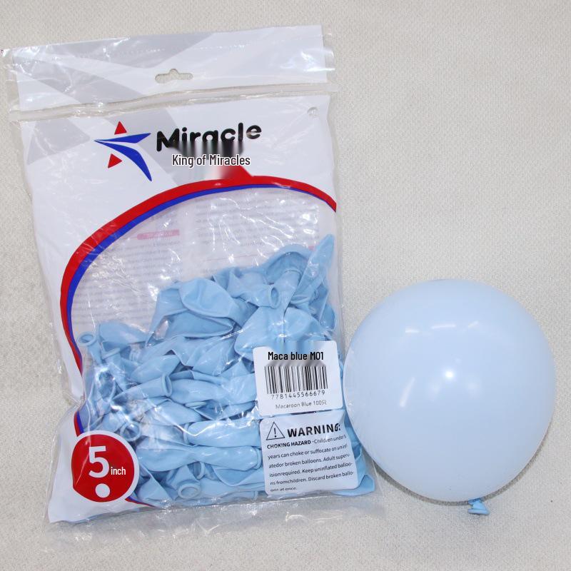 Miracle Star 5-inch Latex Balloons, 100 pcs - Ideal for Children's Birthday Party, Wedding Celebration, Room Decoration.