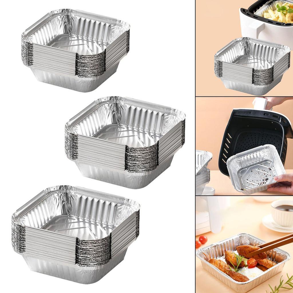 Fryer Tin Can Container Cooking Heater Aluminum Foil Cardboard Pan for Muffins