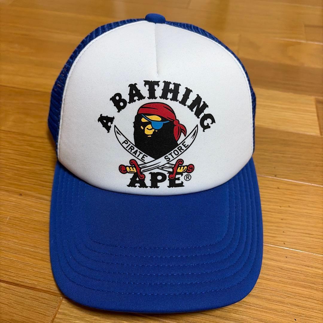 Used A BATHING APE Mesh Cap Ape