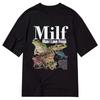 Man I Love Frogs Printed Cotton T-shirt for Men and Women Fashion Comfortable Short Sleeved Shirt Spring_Summer New Collection