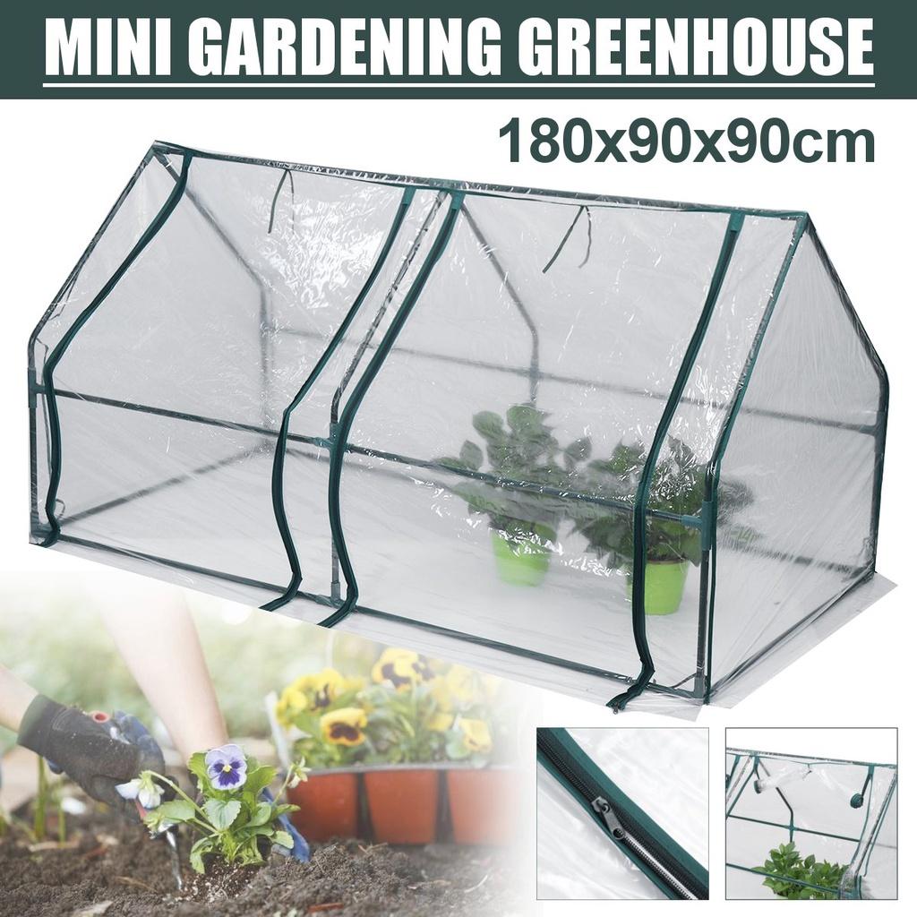 180x90x90cm Mini Foldable Greenhouse Home Outdoor Flower Plant Gardening Garden Shed Winter Shelter