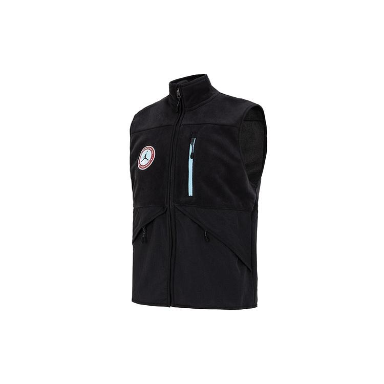 Jordan Vests Men s Black Stand Collar Moderate Other FB1907-010 S