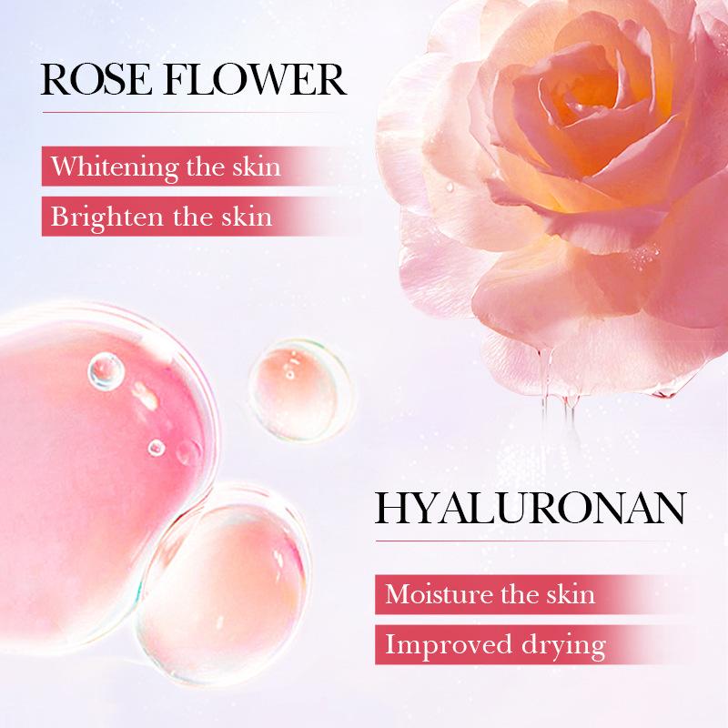 60ml Rose Essence Hand Cream - Natural Rose Essence - Fragrance, Special Double Tube Design - Outer Tube 30ml+Inner Tube 30ml, Exquisite Packaging
