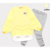Set di Outfit Casual per Bambini Design Coreano Top Stratificato in Cotone Pantaloni Vestiti per Ragazze