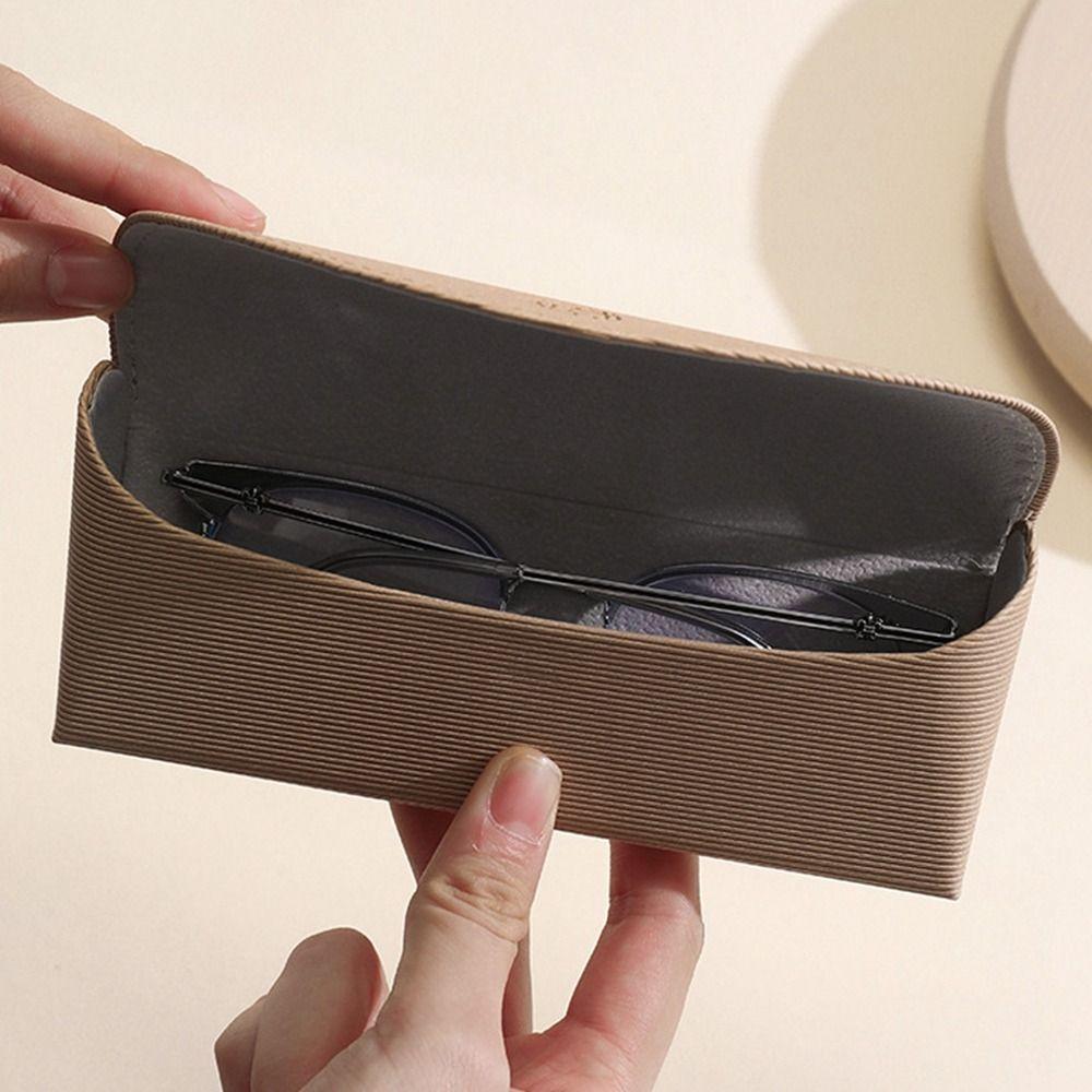 Glasses Box Sunglasses Box PU Leather Eyeglasses Holder Portable Glasses Bag Student