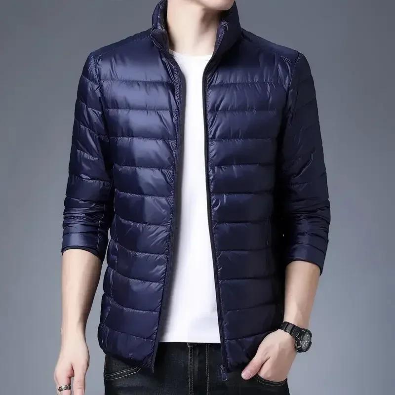 

Однотонная пуховая куртка мужская приталенная зимнее пальто для мужчин дешевая одежда предложение новинка оригинальные бренды холодная быстрая доставка Харадзюку M