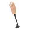 Nageltraining Übungshand Professionelle Biegsame Silikon-Frauen-Mannekin-Hand mit Saugnapfständer Linke Hand