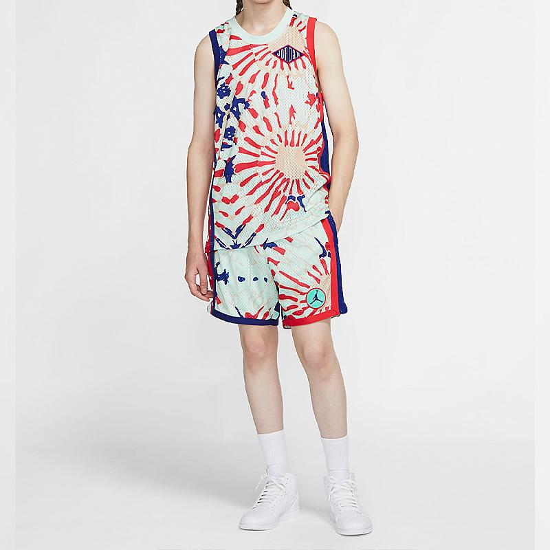 Jordan Sport DNA Contrasting Print Basketball Tank Top Men Tops Igloo-Blue CK9526-330