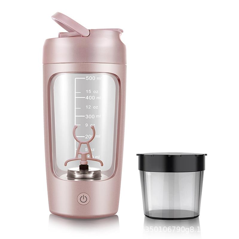 650ml multifunkční nádoba na míchání Automatická mini přenosná dobíjecí nádobka na šejkr Sportovní fitness nádoba na míchání proteinového prášku