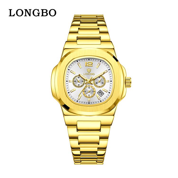 Longbo Classic Men's Waterproof Luxury Business Wristwatch 83882