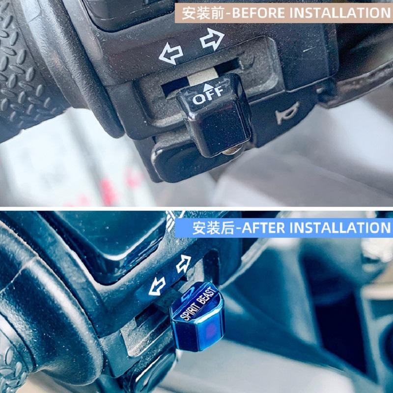 Spirit Beast L1 Motorcycle Switches Button Turn Signal High Low Beam Start Buttons For Benelli Honda Suzuki Yamaha Kawasaki BMW