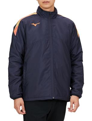 Fotbollsvärmare Termisk och Djup Storlek S Jacka, Vattenavvisande, P2MEA520, Marinblå,