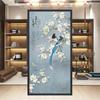 Chinese Style Flower Bird Window Film Home Bathroom Decor Frosted Window Stickers Static Cling Stained Privacy Glass Film