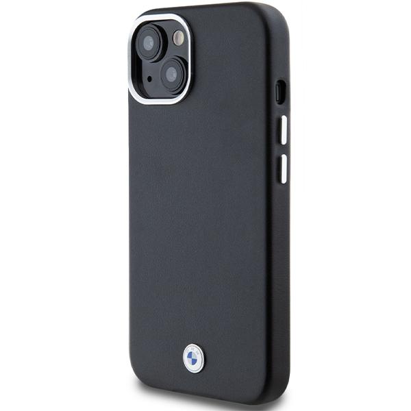 BMW Bmhmp15S23Pufwk Iphone 15 / 14 / 13 6.1Czarny/Black Signature Wrapped Metal Magsafe