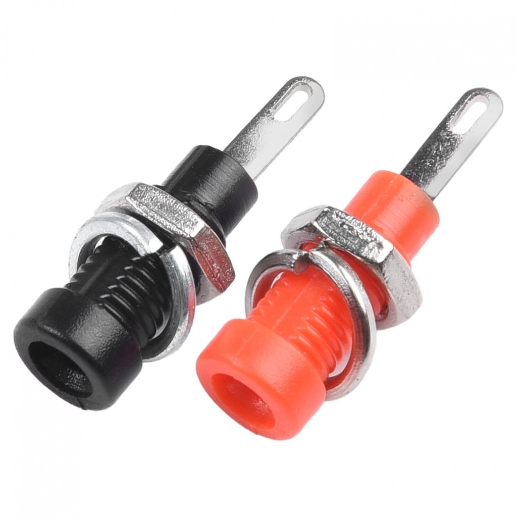 10PCS,2MM Banana Socket Binding Post Banana-Plug Electrical Connector Terminal