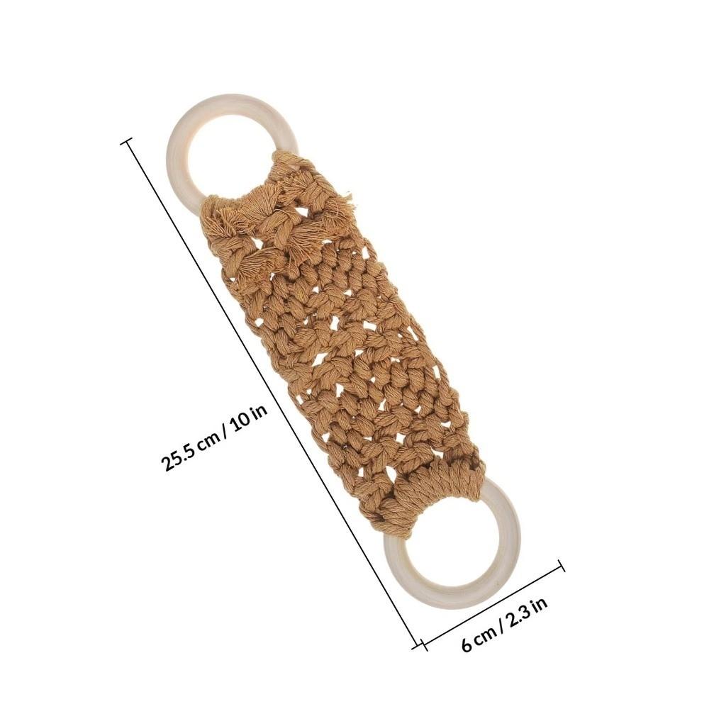Cotton Rope Hand Towel Hanger Boho Style Wall Towel Rack New Towel Ring Holder  Washroom