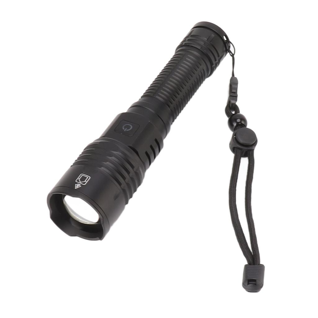 Glare Flashlight USB Rechargeable 1500lm Waterproof Aluminum Alloy for Walking Sea Fishing Mountaineering Camping