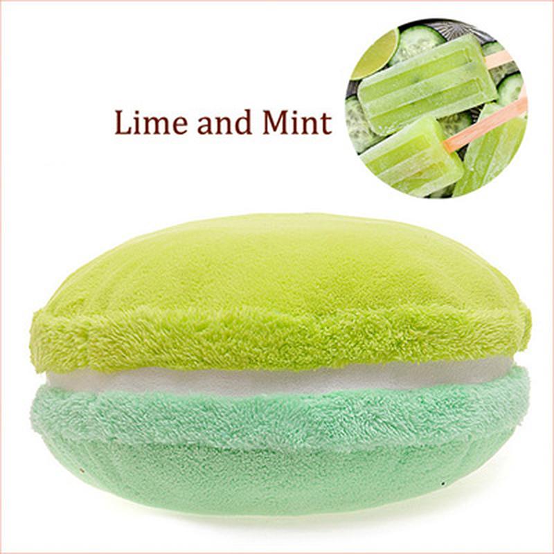 Macaron Shape Plush Cushion Round Cake Pillow Sofa Home Decoration Cushion Soft Plush Doll Photo Props