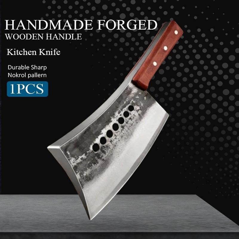 WXCOO Bone Cutting Knife Forged High Hardness Kitchen Knife Meat Cleaver Hand Butcher Knife Fruit Vegetable Cutter